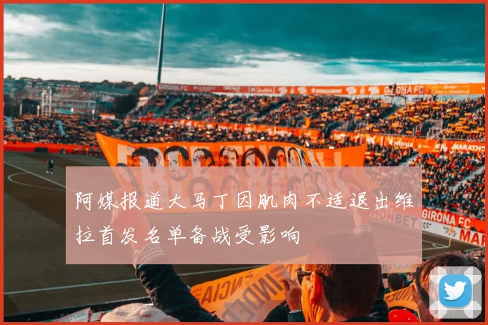 阿媒报道大马丁因肌肉不适退出维拉首发名单备战受影响